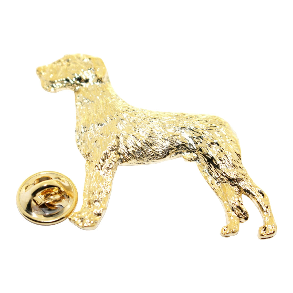 Irish Wolfhound Pin ~ 24K Gold ~ Lapel Pin ~ 24K Gold Lapel Pin ~ Sarah's Treats & Treasures